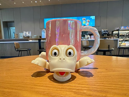 2PCs Turtle Coaster, 3D Printed Funny Tea Coasters with Funny Expression, Turtle Cup Holder, Insulated Drink Mat Wine Coffee Glasses Home Decor & Kitchen Accessories, Gag Gift for Tortoise Lover