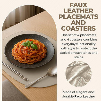 Faux Leather Placemats and Coasters - Image 7
