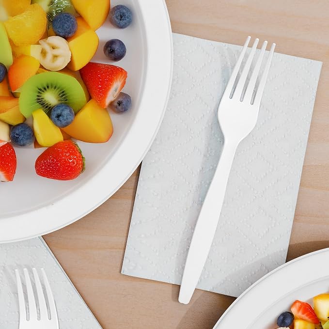 Perk Heavy‑Weight Plastic Forks, Parties & Desserts - Image 6