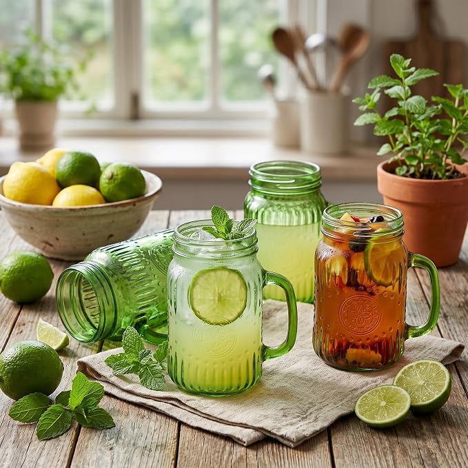 SUT Mason Jar Drinking Glasses - Image 6