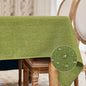 BALCONY & FALCON Rectangle Tablecloth Washable Wrinkle Resistant and Water Proof Table Cloth Decorative Linen Fabric Tablecloths for Dining Parties Kitchen Wedding and Outdoor (Avocado Green, 57x118)