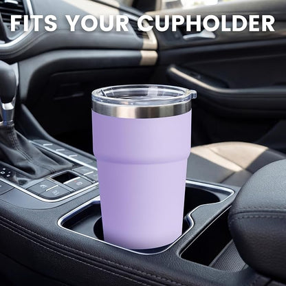 MEWAY 16oz Tumbler Double Wall Vacuum Insulated Travel Mug Bulk, Stainless - Image 4