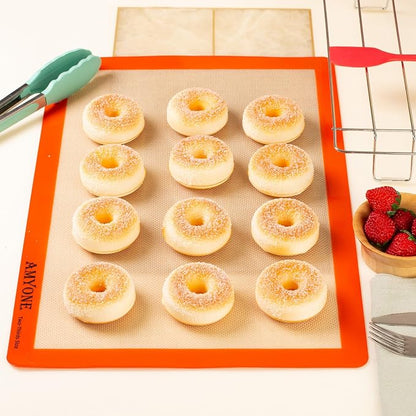 AMYONE Silicone Baking Mat for 2/3 Size Sheet Pan, 15x21" Big | Food Grade - Image 7
