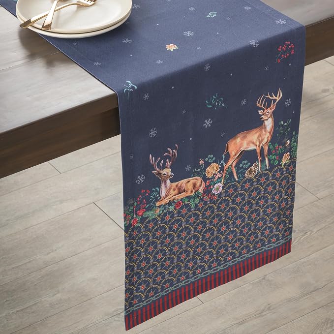 Maison d' Hermine Table Runner 100% Cotton 14.50" x 72" | Table Runners 72 - Image 9