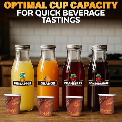 Reluen 200 Pack 3 Oz Disposable Espresso Cups, Paper - Image 9