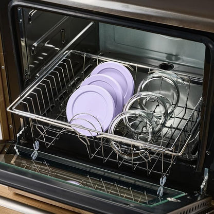 6-Piece Glass Food Storage Containers Set | 2-Cup, Leakproof | Microwave - Image 4