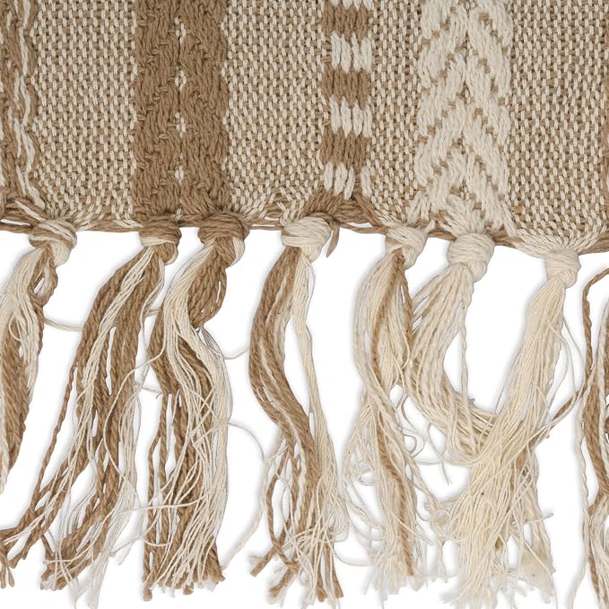 DII Farmhouse Braided Stripe Table Runner Collection - Image 3