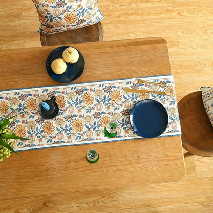 Designer French Linen Table Runner, Dining Table, Thanksgiving - Image 8