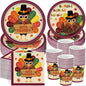 Pickmesh 250 Pcs Turkey Thanksgiving Party Decorations Autumn Harvest Paper by Pickmesh
