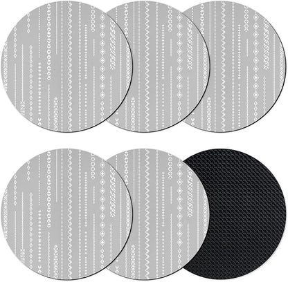 Modern Minimalist Art Coasters Set of 6, Absorbent Coasters by Unknown