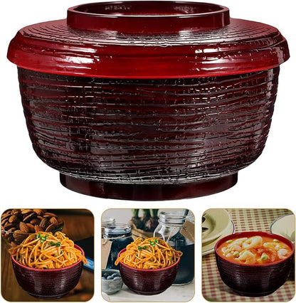 Luxshiny Japanese Bowl Minimalist Design for Rice and Soup Smooth Finish for Home Dining Cultural Aesthetics Polished Craftsmanship for Snacks and Instant Noodles