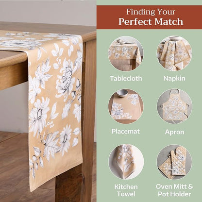 Maison d' Hermine Table Runner 100% Cotton 14.50" x 72" | Table Runners 72 - Image 5