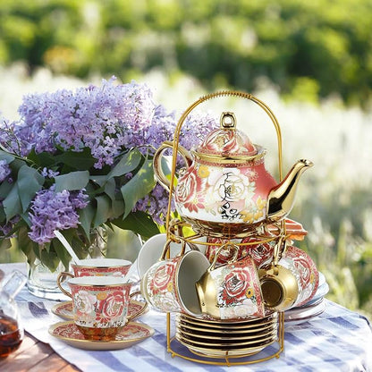 Zhehao 20 Pcs Porcelain Tea Set - Image 4