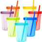 Youngever 7 Sets Plastic Kids Cups by Youngever