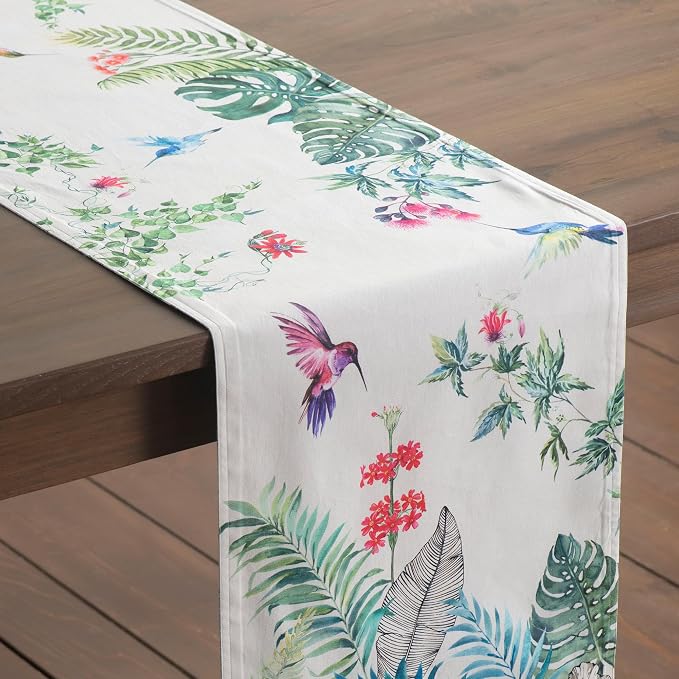 Maison d' Hermine Table Runner 100% Cotton 14.50" x 72" | Table Runners 72 - Image 9