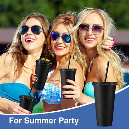 Amyhill 12 Pcs Reusable Plastic Cup - Image 5