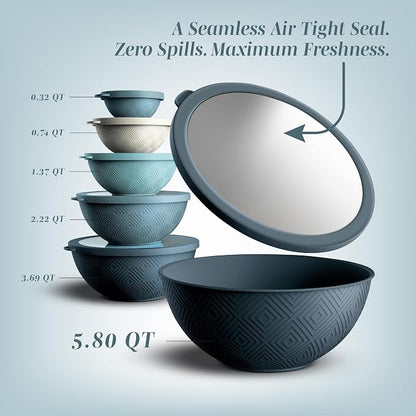 COOK WITH COLOR Mixing Bowls with Lids - Image 2