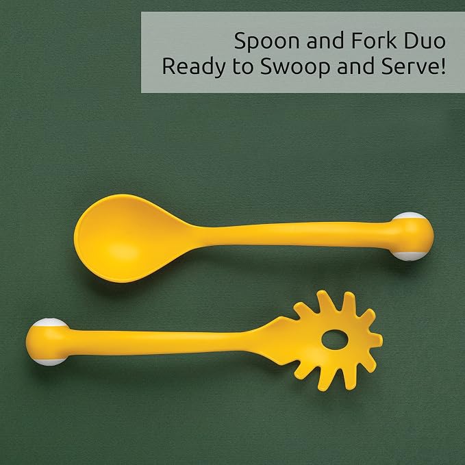 OTOTO Pasta Monsters and Salad Servers - Image 7