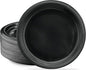 PLASTICPRO 200 PCS Black Plastic Plates Light Weight 10'' Inch Plastic Dinner by PLASTICPRO