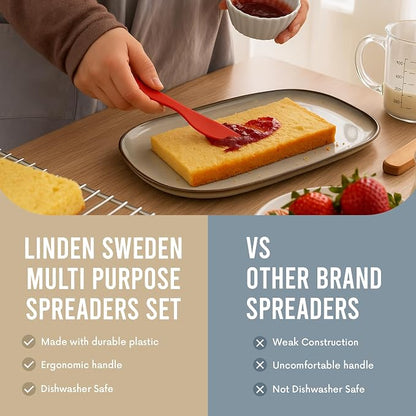 LINDEN SWEDEN 3-Pack Multipurpose Spreaders | Everyday Use Knives - Image 6