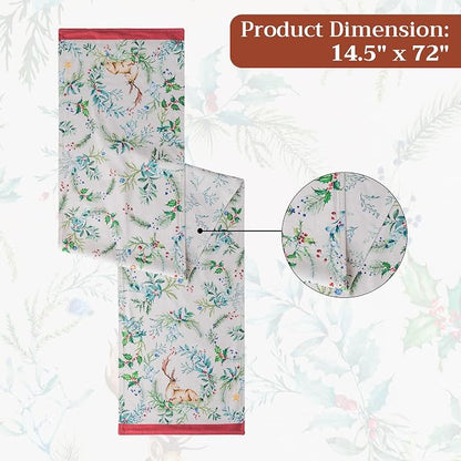 Maison d' Hermine Table Runner 100% Cotton 14.50" x 72" | Table Runners 72 - Image 7