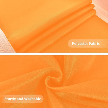 Farmhouse Orange Table Runner Dining Table Runners 90 Inches Long Coffee Table - Image 4