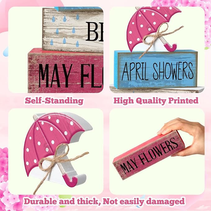 Moucuny 4 Pcs Spring Summer Decorations - Image 5