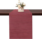 Table Runner 72 Inches Long, Vinyl Woven Heatproof Table Runners | Washable by Banchif
