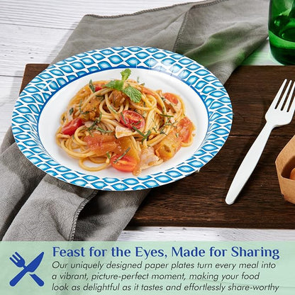 MUCHII Paper Plates 10 Inch - Image 7