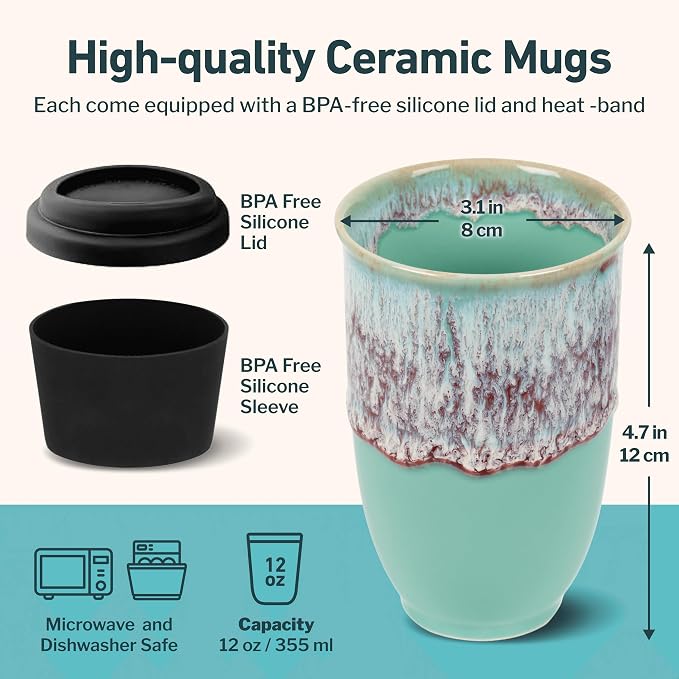 NOVA CERAMICS Travel Mug - Image 3