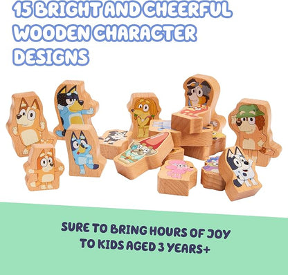 Bluey Stacking Game, Spin & Balance 15 Character Pieces - Image 4