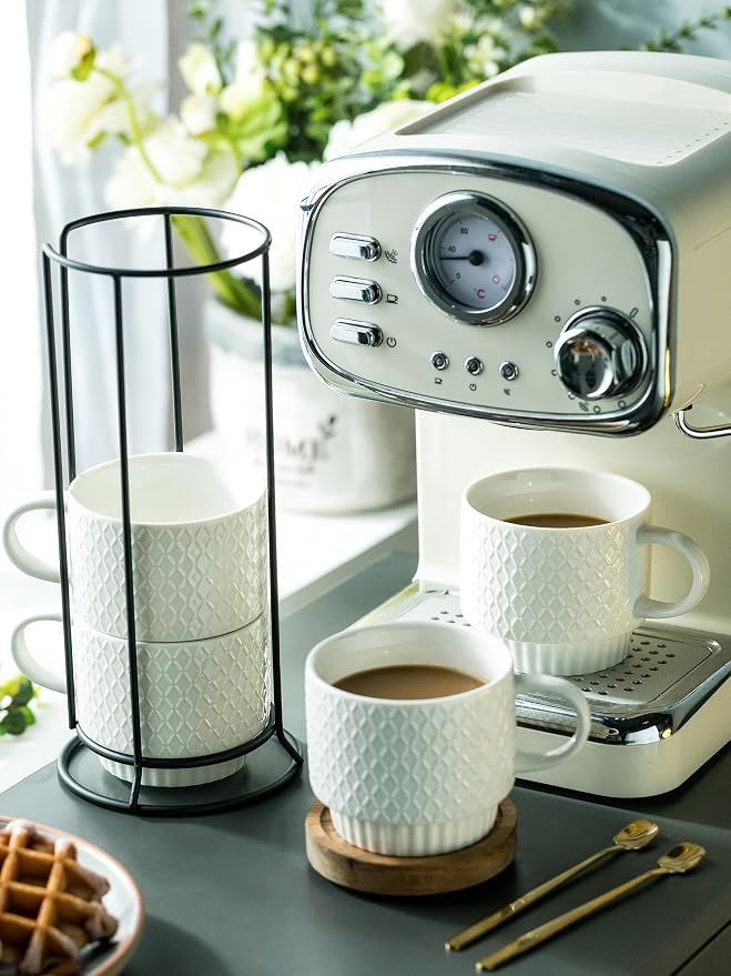 LYEOBOH Stackable Coffee Mugs - Image 4
