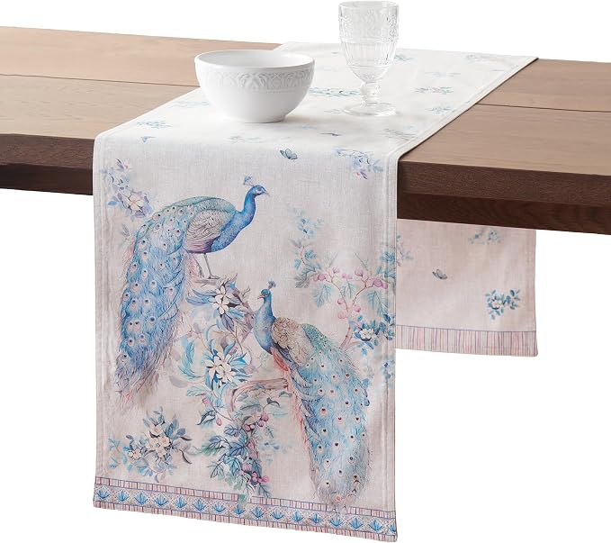 Maison d' Hermine Table Runner 100% Combed Cotton 14.5"x108" | Table Runners by MaisondHermine