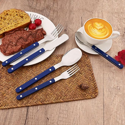 6-Piece Vintage 8.19-inch Dinner Fork Set Silverware Set BRIIEC Stainless Steel - Image 7