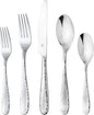 Hammered Silverware Set | Premium 18/10 Stainless Steel Flatware Service for 6 | Heavy-Duty & Dishwasher Safe | Built to Last (30-Piece, Fidenza Hammered)