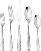 Hammered Silverware Set | Premium 18/10 Stainless Steel Flatware Service by DANIALLI