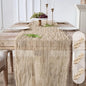 3 Pack Tan Beige Cheesecloth Table Runners, 120 Inch 10Ft Gauze Table Runner by YARGEZON