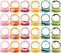 Unique Artisan Resin Napkin Rings Set of 48, Luxurious Modern Table Decor by ALPHALivingHOME