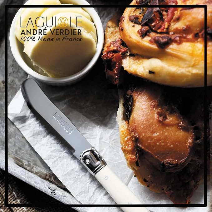 Laguiole Butter Knife Set of 6, Premium Stainless Steel Butter Knives Spreaders - Image 4