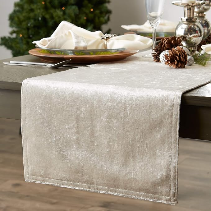 DII Velvet Collection Tabletop, Table Runner - Image 6