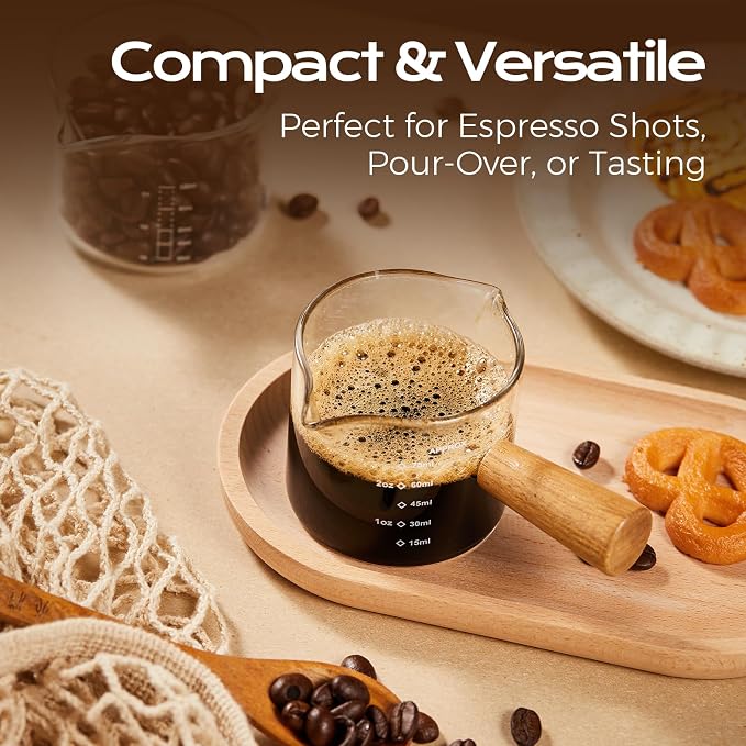 YARRAMATE 2.5oz Double Spout Espresso Shot Cups, 2 Pack - Image 6