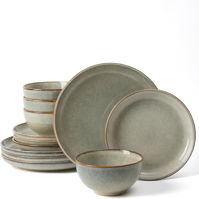 Stoneware Dinnerware Sets Service - Image 9