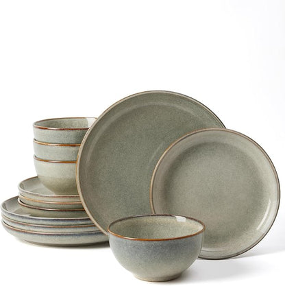 Stoneware Dinnerware Sets Service - Image 9