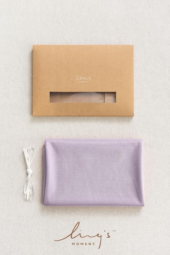 Ling's Moment 14Ft Light Purple Table Runner, Wedding Chiffon Table Runners | - Image 5