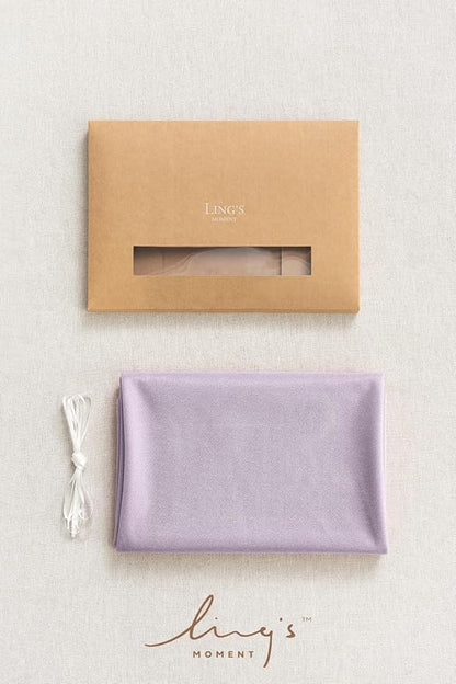 Ling's Moment 14Ft Light Purple Table Runner, Wedding Chiffon Table Runners | - Image 5