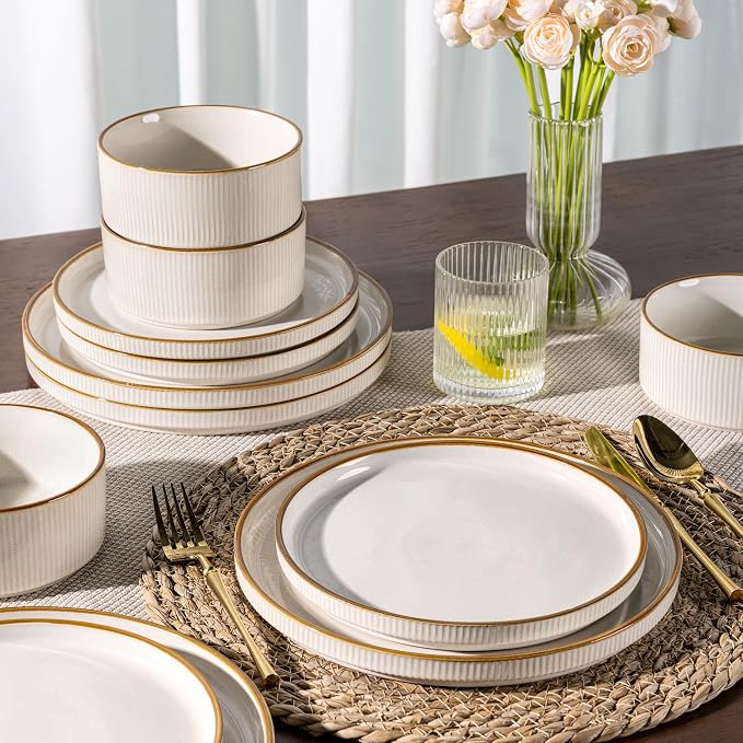 GBHOME Stoneware Dinnerware Sets - Image 4