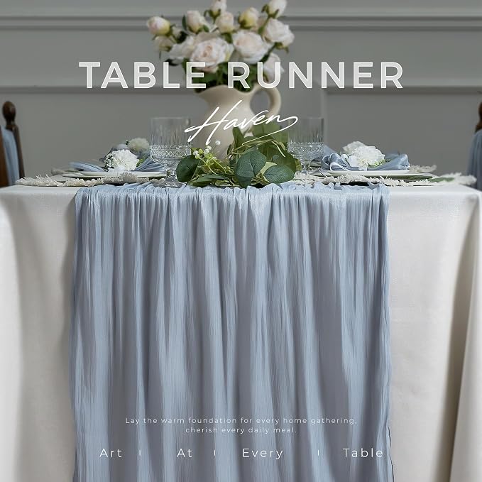 Leetaltree Dazzle Table Runner-Luxury Scarf Table Runner 120 Inch 10FT - Image 3