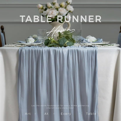 Leetaltree Dazzle Table Runner-Luxury Scarf Table Runner 120 Inch 10FT - Image 2