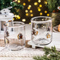 Skylety 2 Pcs Christmas Icon Juice Glass - 14 oz Gingerbread Man Stemless by Skylety