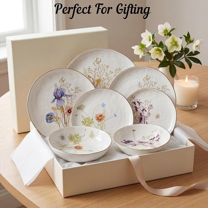Sango 12-Piece Luxury Porcelain Dinnerware Set - Image 3